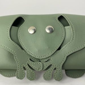 Leather Frog Sunglass Case